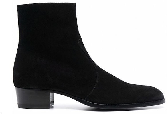 Saint Laurent Wyatt 'Black Suede Zip' 6703391NZ001000 Order Saint Laurent Wyatt 'Black Suede Zip' 6703391NZ001000
