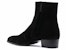 Saint Laurent Wyatt 'Zip Hitam Suede' 6703391NZ001000