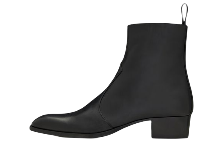 Saint Laurent Wyatt 'Black Zip' 6826271YL001000