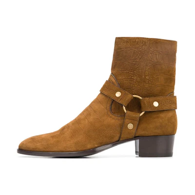 Saint Laurent Wyatt 'Brown Suede'