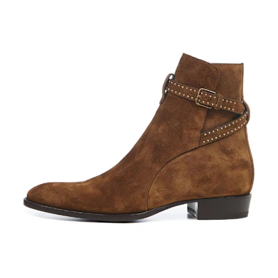 Saint Laurent Wyatt 'Brown Suede'