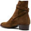 Lookbook Saint Laurent Wyatt ''Fibbia in Pelle Scamosciata Marrone'' 7547330LI002330