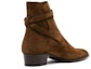 Purchase Saint Laurent Wyatt 'Coklat Suede Buckle' 7547330LI002330