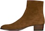 Buy Saint Laurent Wyatt 'Zip Suede Coklat' 6491031NZ002635