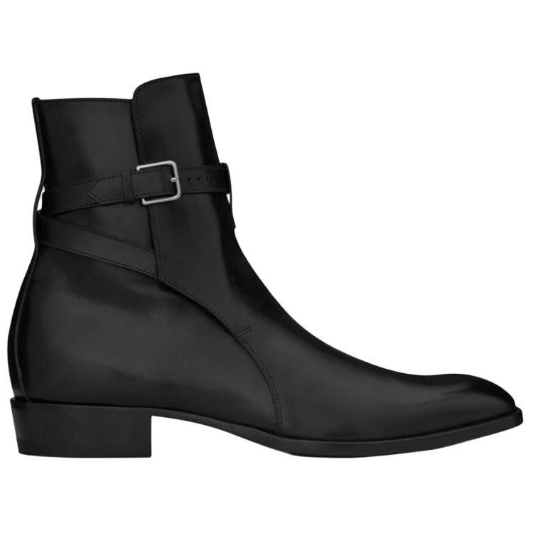 Order Saint Laurent Wyatt Chelsea Boot 'Hitam' 498372AQS001000