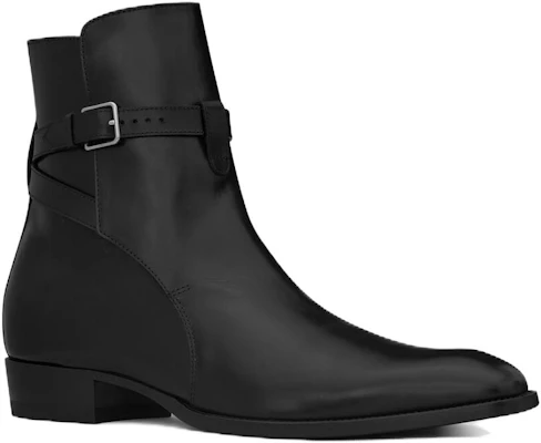 Saint Laurent Wyatt Chelsea Boot 'Hitam' 498372AQS001000 Lookbook Saint Laurent Wyatt Chelsea Boot 'Hitam' 498372AQS001000