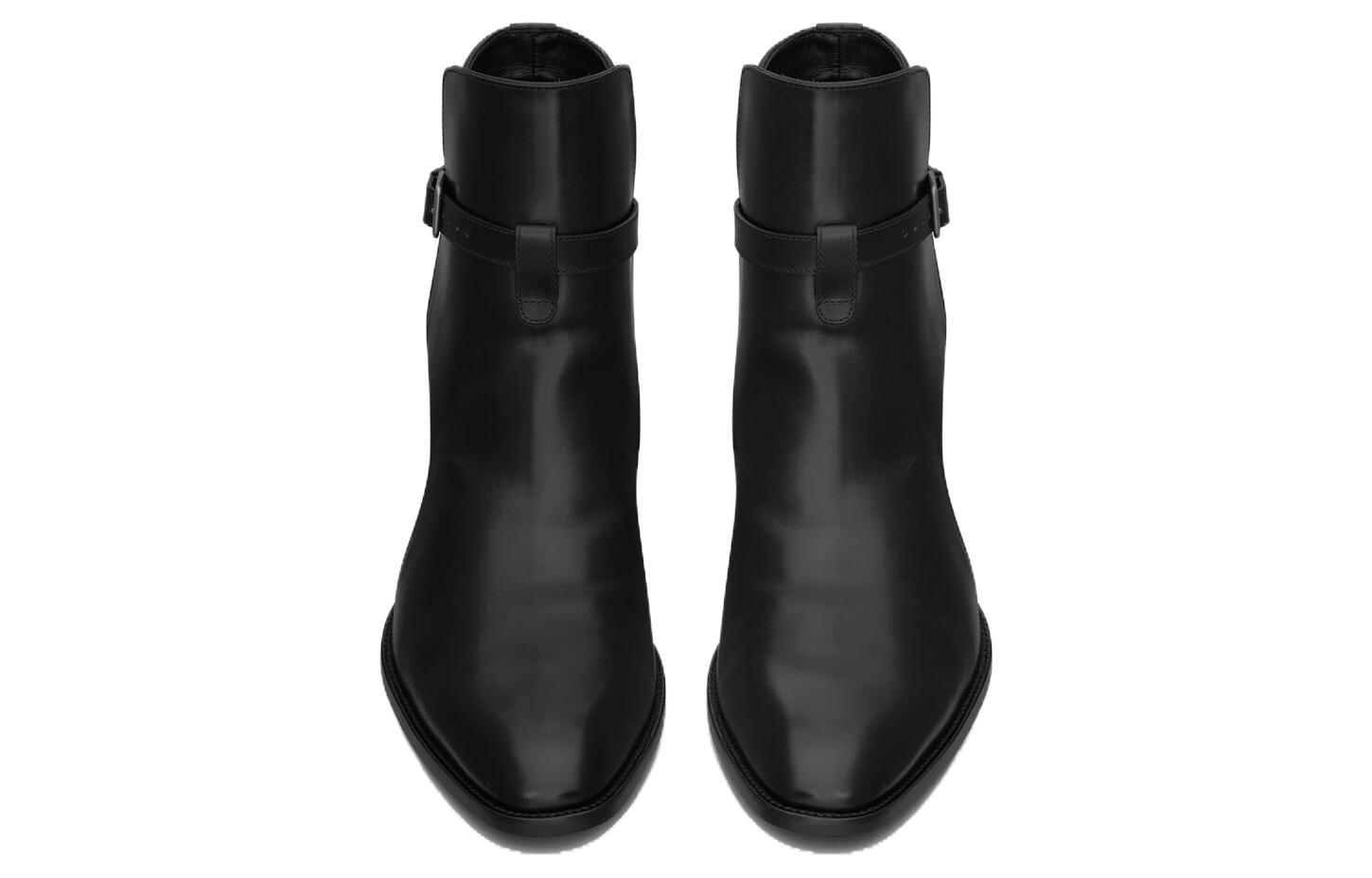 Shop Saint Laurent Wyatt Chelsea Boot 'Hitam' 498372AQS001000