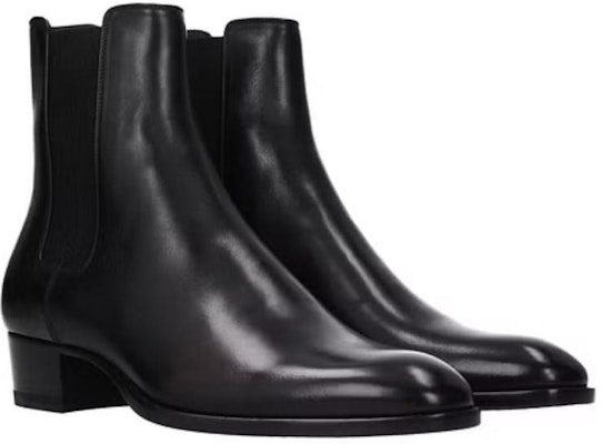 Saint Laurent Wyatt Chelsea Boot 'Black' 634194-1YL00-1000 Lookbook Saint Laurent Wyatt Chelsea Boot 'Black' 634194-1YL00-1000
