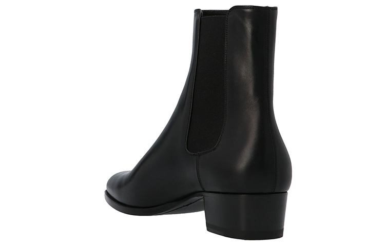 Shop Botas Chelsea Saint Laurent Wyatt 'Negras' 634194-1YL00-1000