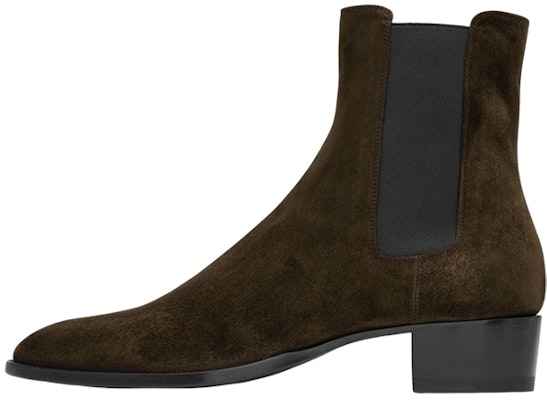 Saint Laurent Wyatt Chelsea Boot 'Brown Suede' 6341940LI003415 Buy Saint Laurent Wyatt Chelsea Boot 'Brown Suede' 6341940LI003415
