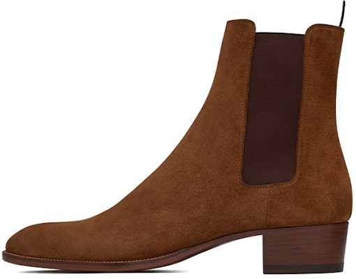 Saint Laurent Wyatt Chelsea Boot 'Brown Suede' 6341941NZ002635 Buy Saint Laurent Wyatt Chelsea Boot 'Brown Suede' 6341941NZ002635