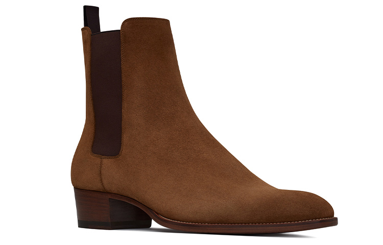 Lookbook Botas Chelsea Saint Laurent Wyatt 'Ante Marrón' 6341941NZ002635