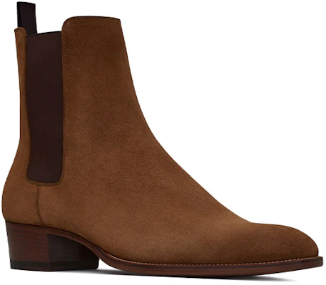 Botas Chelsea Saint Laurent Wyatt 'Ante Marrón' 6341941NZ002635 Lookbook Botas Chelsea Saint Laurent Wyatt 'Ante Marrón' 6341941NZ002635