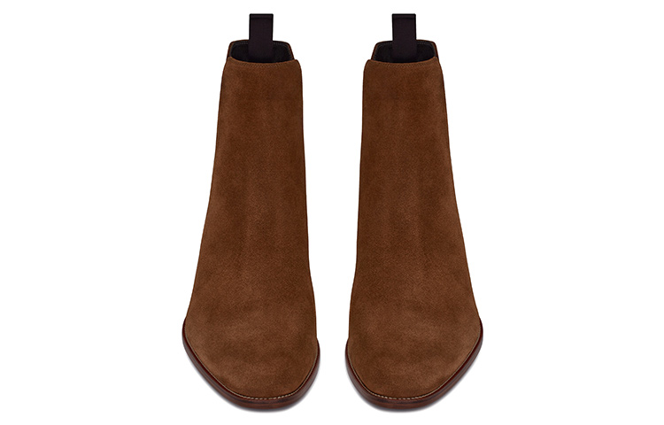 Shop Botas Chelsea Saint Laurent Wyatt 'Ante Marrón' 6341941NZ002635