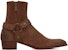 Saint Laurent Wyatt 'Coklat Vintage Suede Harness' 66928425T002749