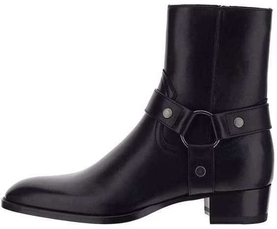 saint-laurent-wyatt-harness-boot-black