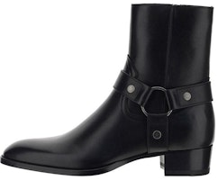 Saint Laurent Wyatt Harness Boot 'Black' 681331-1YL00-1000 Saint Laurent Wyatt Harness Boot 'Black' 681331-1YL00-1000