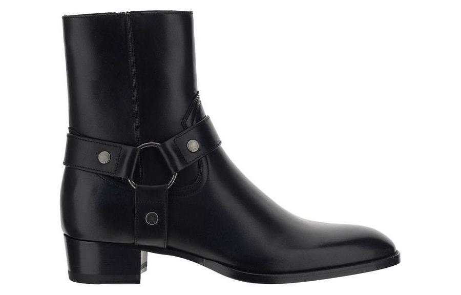 Order Saint Laurent Stivali Wyatt Harness ''Nero'' 681331-1YL00-1000