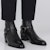 But Saint Laurent Wyatt Harness 'Hitam' Boot 681331-1YL00-1000