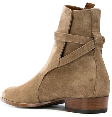 Saint Laurent Wyatt Jodhpur Boot 'Tobacco' Pria Terbaru Sepatu Kulit Coklat 498372BT3009870 Lookbook Saint Laurent Wyatt Jodhpur Boot 'Tobacco' Pria Terbaru Sepatu Kulit Coklat 498372BT3009870