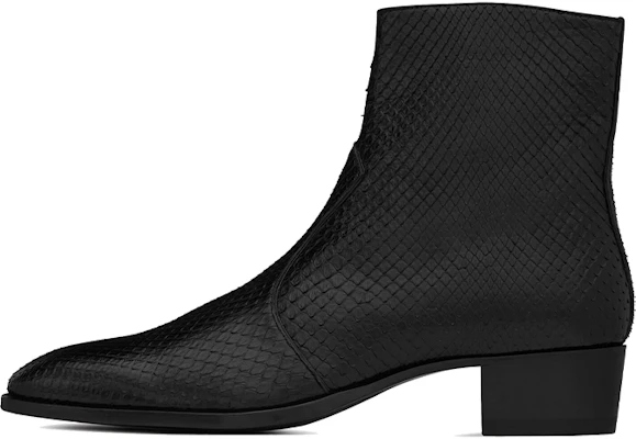 Saint Laurent Wyatt Stiefel mit Reißverschluss ''Python Schwarz'' 6304852PL001000 Buy Saint Laurent Wyatt Stiefel mit Reißverschluss ''Python Schwarz'' 6304852PL001000