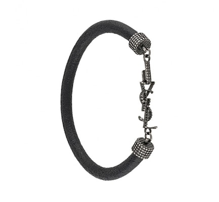 Pulsera de Cuero Saint Laurent YSL Logo Unisex Estilo Pareja Negra. 6073190UZ0D1000 Buy Pulsera de Cuero Saint Laurent YSL Logo Unisex Estilo Pareja Negra. 6073190UZ0D1000