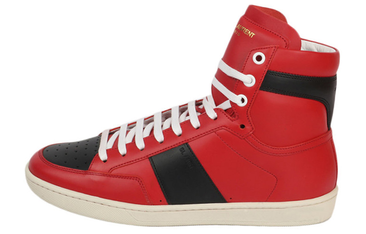 Saint Laurent Yves SL/10H High Top 'Red' 345416-AQI10-6530