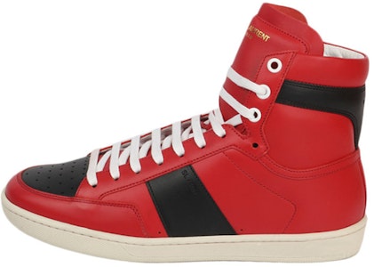 サンローラン SL/10H ハイカット レッド 345416-AQI10-6530 Buy サンローラン SL/10H ハイカット レッド 345416-AQI10-6530