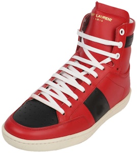 サンローラン SL/10H ハイカット レッド 345416-AQI10-6530 Lookbook サンローラン SL/10H ハイカット レッド 345416-AQI10-6530