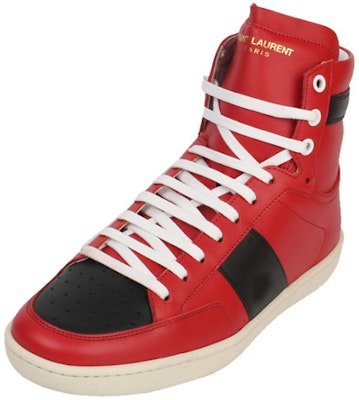 Saint Laurent Yves SL/10H High Top 'Red' 345416-AQI10-6530 Lookbook Saint Laurent Yves SL/10H High Top 'Red' 345416-AQI10-6530