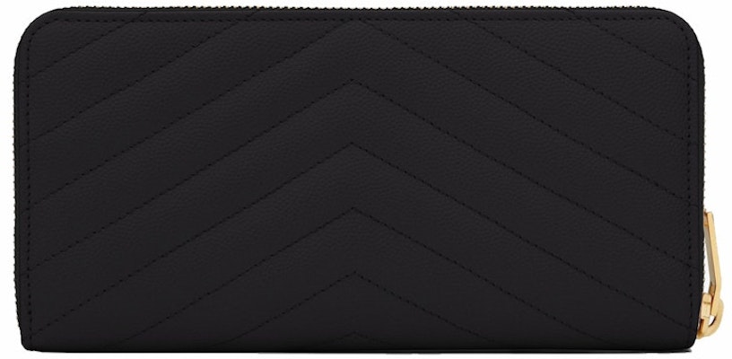 圣罗兰大号拉链钱包字母纹黑色 Order 圣罗兰大号拉链钱包字母纹黑色