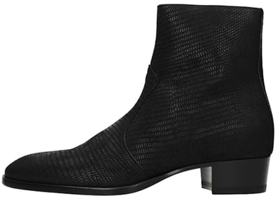 Saint Laurent Zippered Ankle Boot 'Black Suede' 6304861YO001000 Buy Saint Laurent Zippered Ankle Boot 'Black Suede' 6304861YO001000