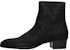 Saint Laurent But Ankle Zip 'Suede Hitam' 6304861YO001000