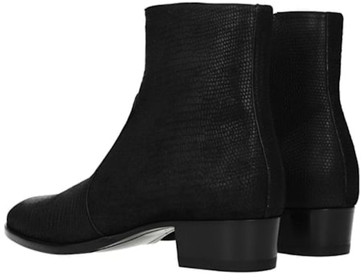 Saint Laurent Zippered Ankle Boot 'Black Suede' 6304861YO001000 Lookbook Saint Laurent Zippered Ankle Boot 'Black Suede' 6304861YO001000