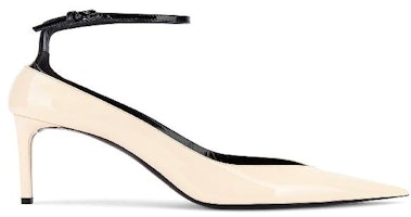Saint Laurent Zoe 85 Patent Leather Pumps 'Light Brown Ankle Strap' ZOEANKLESTRAPWH Saint Laurent Zoe 85 Patent Leather Pumps 'Light Brown Ankle Strap' ZOEANKLESTRAPWH