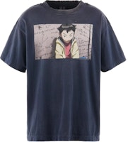 SAINT Mxxxxxx Blue Loose Fit Crew Neck Short Sleeve T-Shirt SM-YS1-0000-C29 SAINT Mxxxxxx Blue Loose Fit Crew Neck Short Sleeve T-Shirt SM-YS1-0000-C29