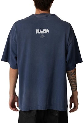 SAINT Mxxxxxx 藍色寬鬆版型圓領短袖T恤 SM-YS1-0000-C29 Purchase SAINT Mxxxxxx 藍色寬鬆版型圓領短袖T恤 SM-YS1-0000-C29