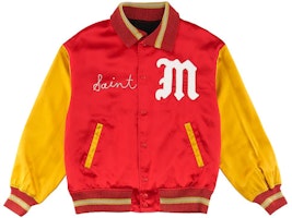 SAINT Mxxxxxx Multi-Color Polo Collar Letter Print Button Jacket. SM-S23-0000-068 SAINT Mxxxxxx Multi-Color Polo Collar Letter Print Button Jacket. SM-S23-0000-068