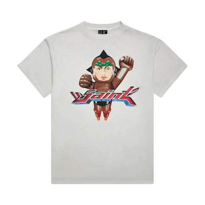 SAINT Mxxxxxx Solid Color Crew Neck T-Shirt - White SM-S23-0000-021