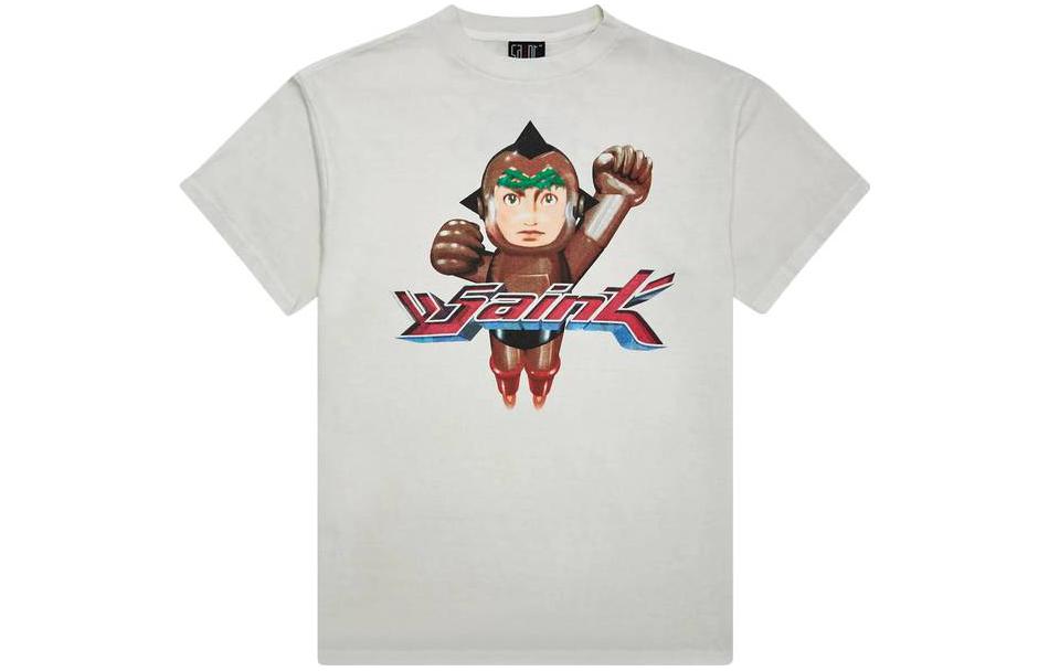 Order SAINT Mxxxxxx 純色圓領T恤 - 白色 SM-S23-0000-021