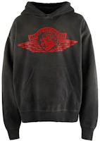 SAINT Mxxxxxx Angel Print Pullover Hoodie Black SM-YS8-0000-034 SAINT Mxxxxxx Angel Print Pullover Hoodie Black SM-YS8-0000-034