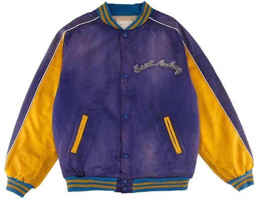 SAINT Mxxxxxx 拼接字母印花長袖扣子外套 拼接款式 SM-A22-0000-064 Order SAINT Mxxxxxx 拼接字母印花長袖扣子外套 拼接款式 SM-A22-0000-064