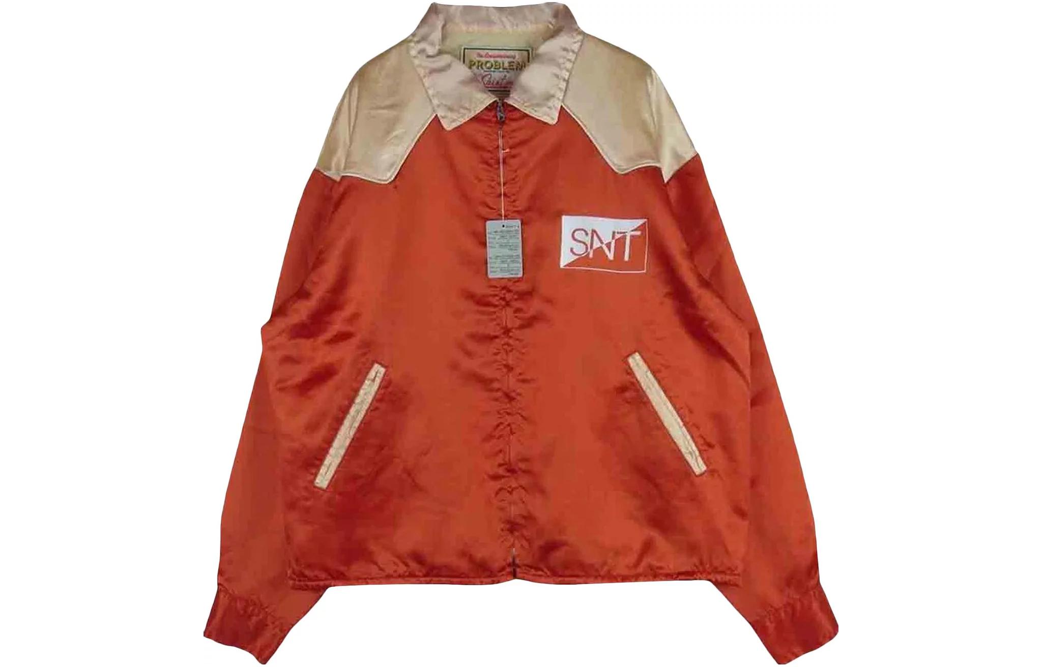 SAINT Mxxxxxx Colorblock Zip-Up Jacket Orange Mens SM-S23-0000-070