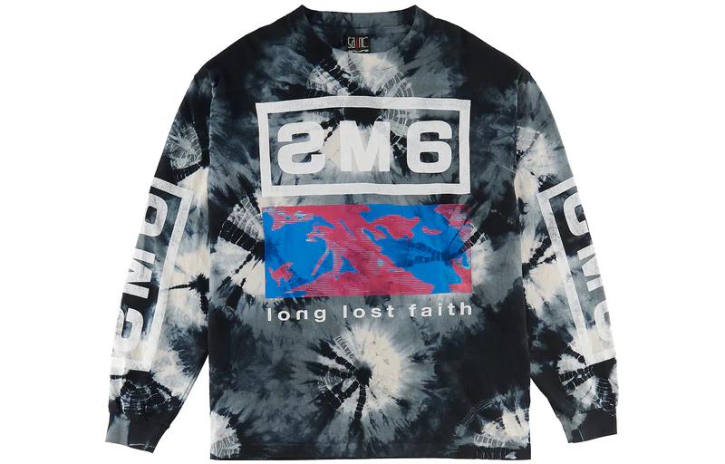 Order SAINT Mxxxxxx 十字印花漸層染長袖圓領衛衣 男款 多色 SM-S23-0000-038