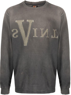 SAINT Mxxxxxx 刺繡標誌長袖圓領T恤 灰色 SM-A22-0000-076 Buy SAINT Mxxxxxx 刺繡標誌長袖圓領T恤 灰色 SM-A22-0000-076