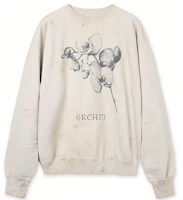 SAINT Mxxxxxx FW21 Floral Letter Logo Crewneck Sweatshirt Beige Men’s SS21SM-015-11 SAINT Mxxxxxx FW21 Floral Letter Logo Crewneck Sweatshirt Beige Men’s SS21SM-015-11