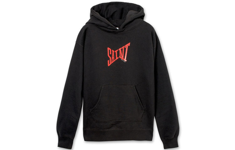 SAINT Mxxxxxx FW21 Graphic Hoodie Black SS21SM-020-13