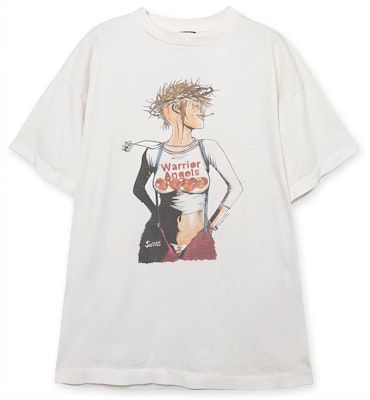 SAINT Mxxxxxx FW21 圖案印花短袖T恤 白色。 SS-A21-006-4 Buy SAINT Mxxxxxx FW21 圖案印花短袖T恤 白色。 SS-A21-006-4