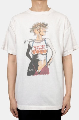 SAINT Mxxxxxx FW21 圖案印花短袖T恤 白色。 SS-A21-006-4 Lookbook SAINT Mxxxxxx FW21 圖案印花短袖T恤 白色。 SS-A21-006-4