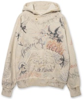 SAINT Mxxxxxx FW21 Loose Fit Graphic Hoodie Beige Men’s Casual Sweatshirt SM-A21-0000-056 SAINT Mxxxxxx FW21 Loose Fit Graphic Hoodie Beige Men’s Casual Sweatshirt SM-A21-0000-056
